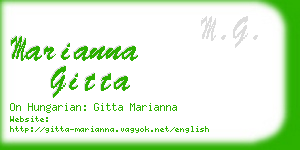 marianna gitta business card